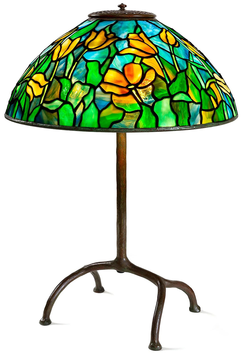 Tiffany Studios New York Windswept Tulip Table Lamp - 850
