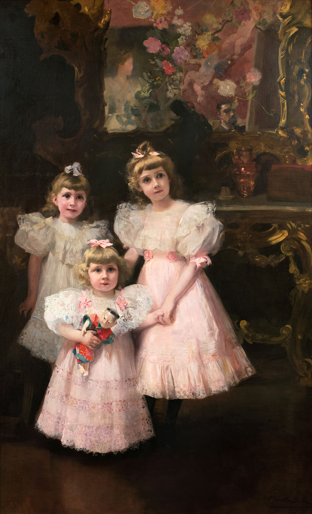 Joaquín Sorolla y Bastida (Spanish, 1863–1923), Portrait of the Daughters of Rafael Errázuriz (Retrato de las hijas de Rafael Errázuriz), 1897_BPS-1029