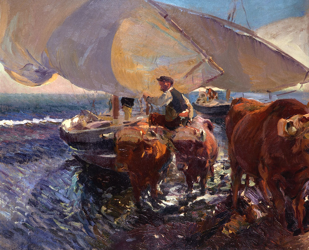 Joaquín Sorolla y Bastida (Spanish, 1863–1923), Return of the Boats, Valencia (Retorno de las barcas. Valencia), 1907--BPS 1888