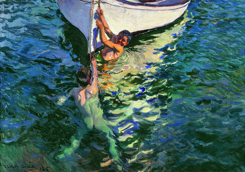 Joaquín Sorolla y Bastida (Spanish, 1863–1923), The White Boat (El bote blanco. Jávea), 1905.--BPS 1846