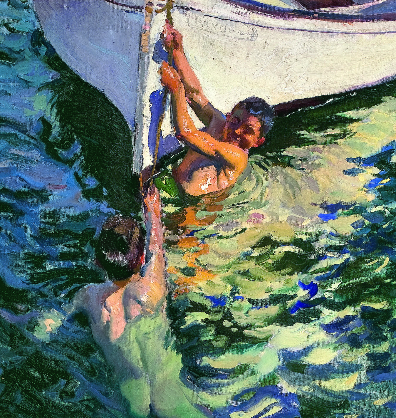 Joaquín Sorolla y Bastida (Spanish, 1863–1923), The White Boat (El bote blanco. Jávea), 1905.__BPS 1846 REC 2