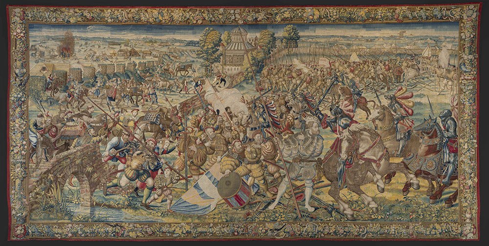 Art and War in the Renaissance The Battle of Pavia Tapestries_Incursion Tapestry FULL_1000