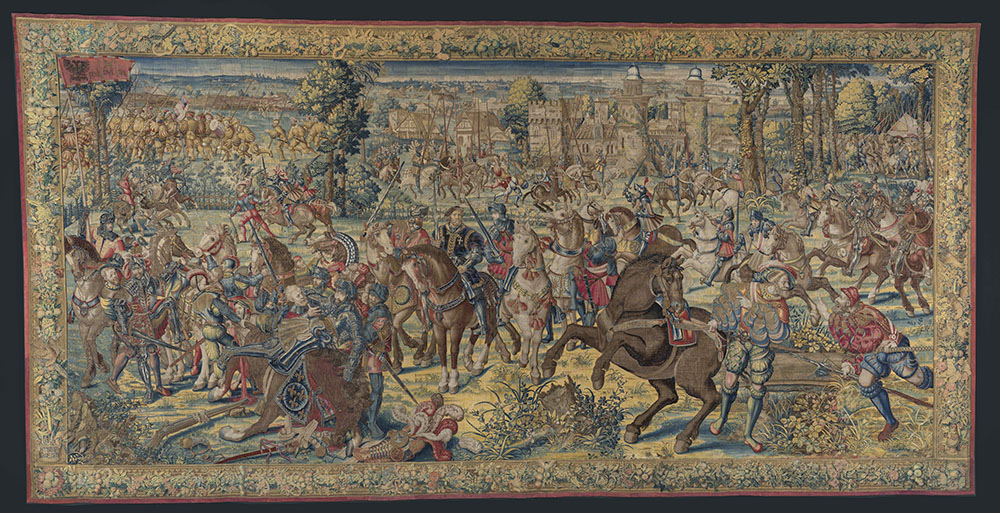Art and War in the Renaissance The Battle of Pavia Tapestries_Surrender Tapestry FULL_1000