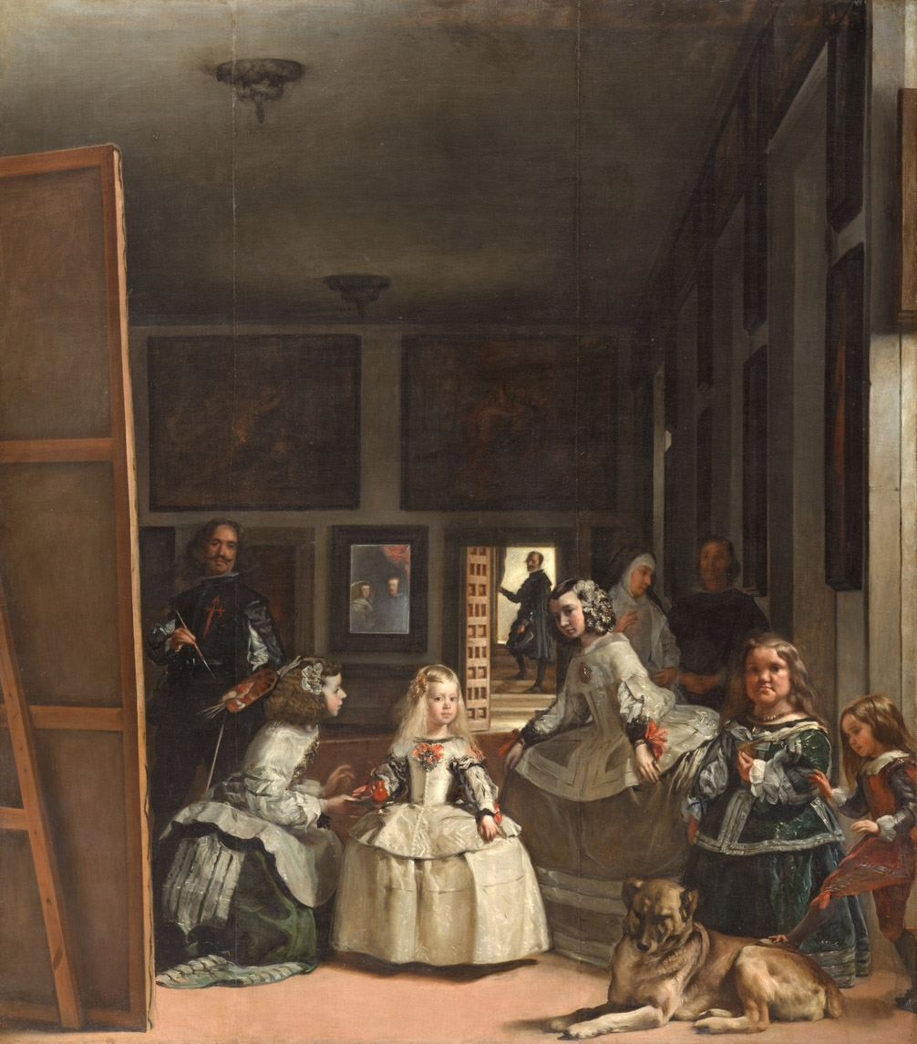 Las meninas, Diego Velázquez.1676. Oleo sobre tela. Alto 320,3 cm; Ancho 279,1 cm - copia