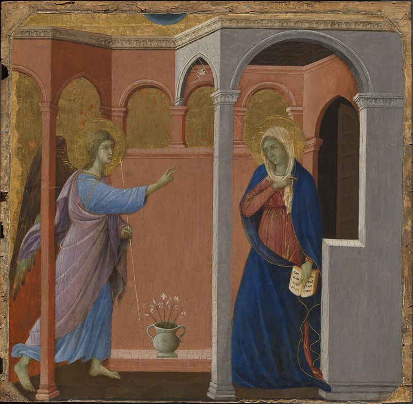 Duccio di Buoninsegna - The Annunciation_ 850