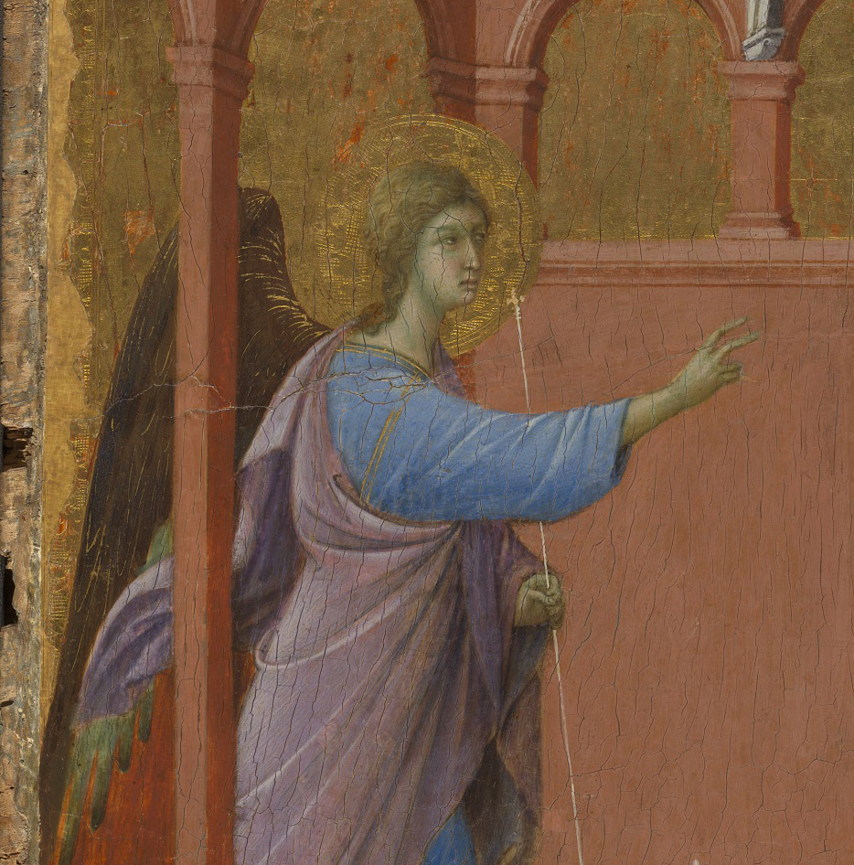 Duccio di Buoninsegna -The Annunciation_DETAIL 1