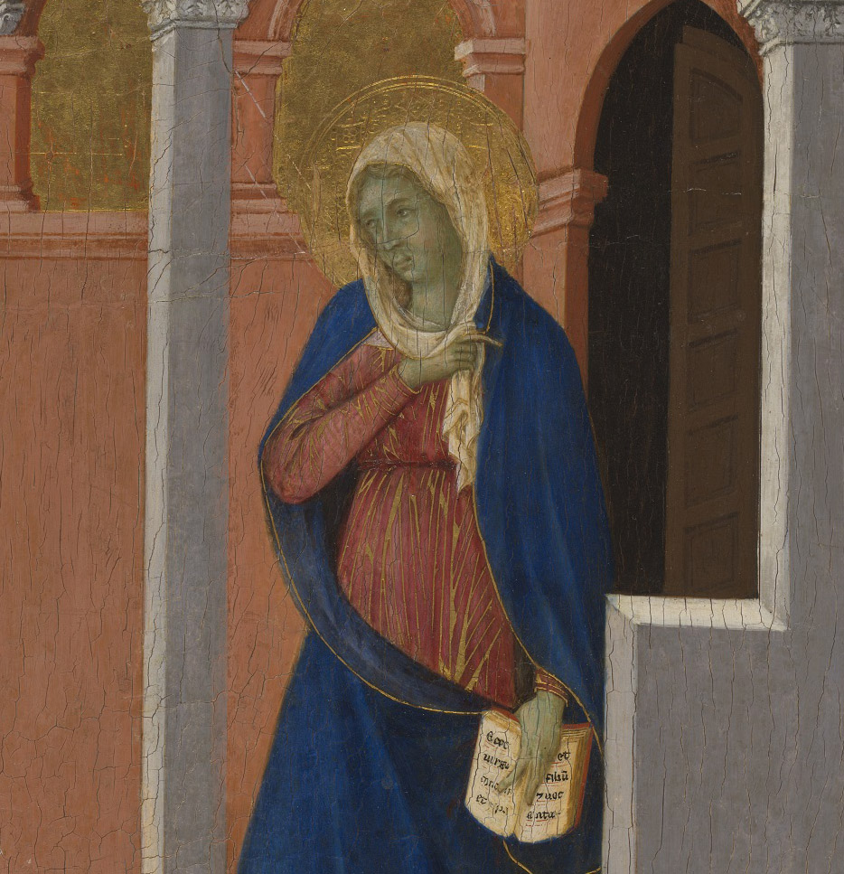 Duccio di Buoninsegna -The Annunciation_DETAIL 2