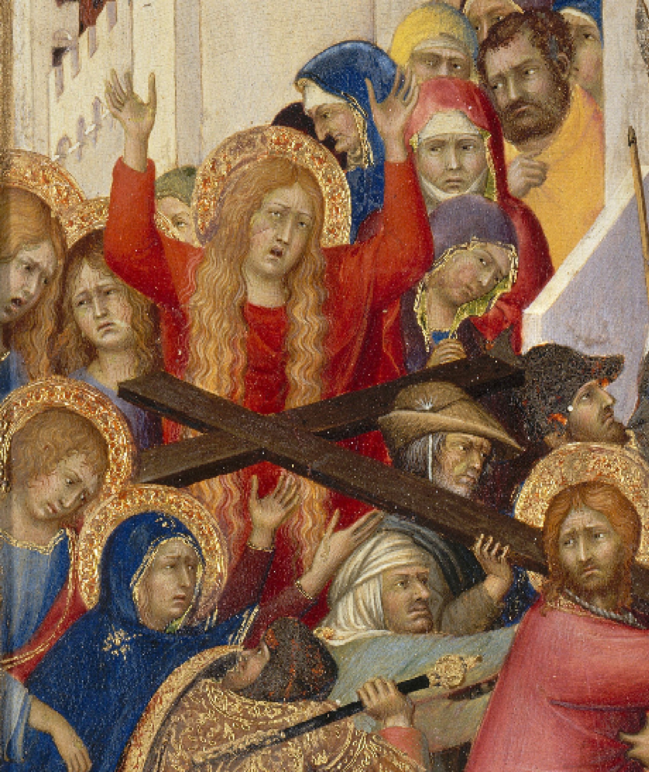 Simone Martini- Christ Carrying the Cross_ DETAIL 2 850