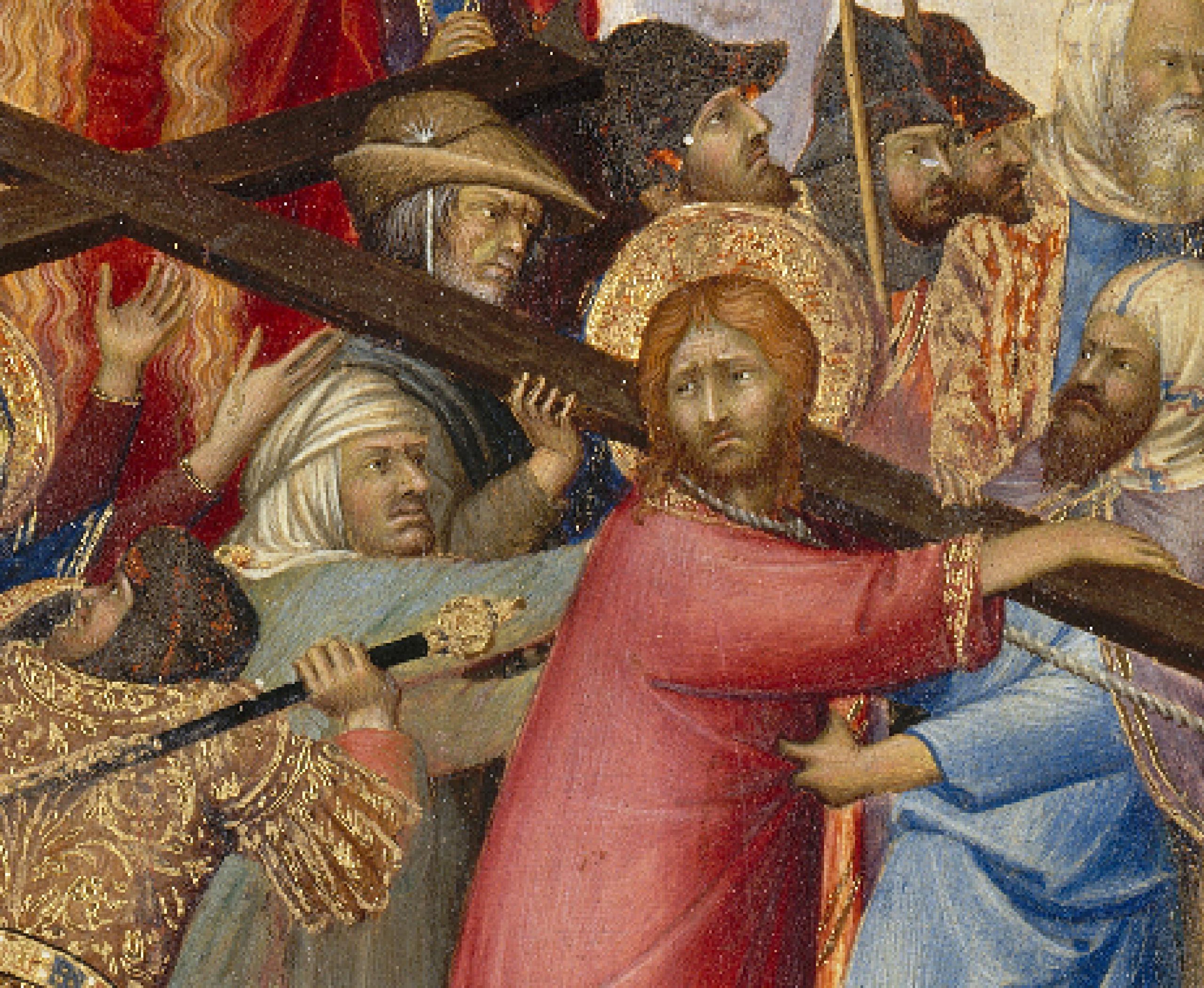 Simone Martini - Christ Carrying the Cross_ DETAIL 850